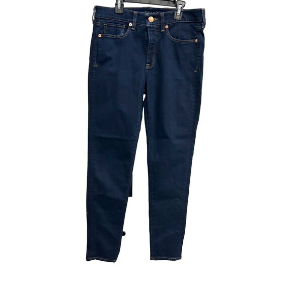 Spanx 5 Pocket Skinny Jeans Dark Wash Size 28 - Picture 1 of 10